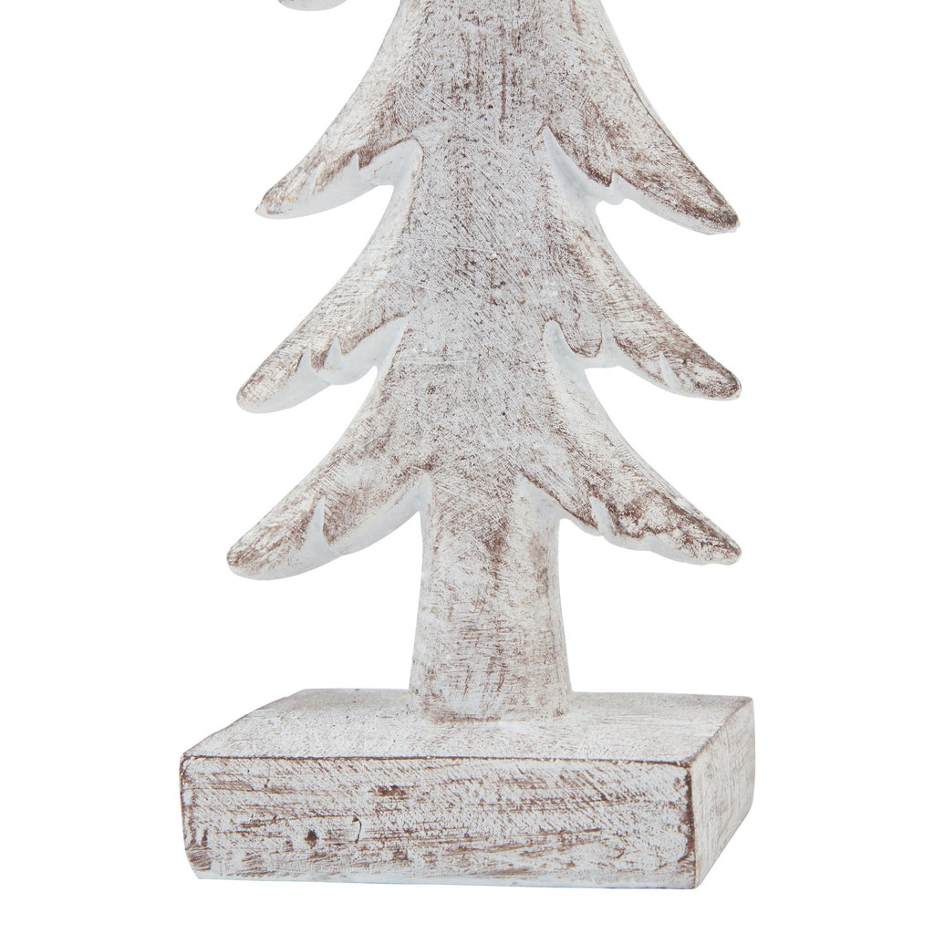 Medium Snowy Forest Tree Sculpture base view