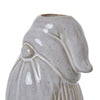 White Gonk Taper Candle Holder Side View