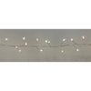 7.2m/23ft 6in Plug In LED Warm White Cluster Micro Lights close up view