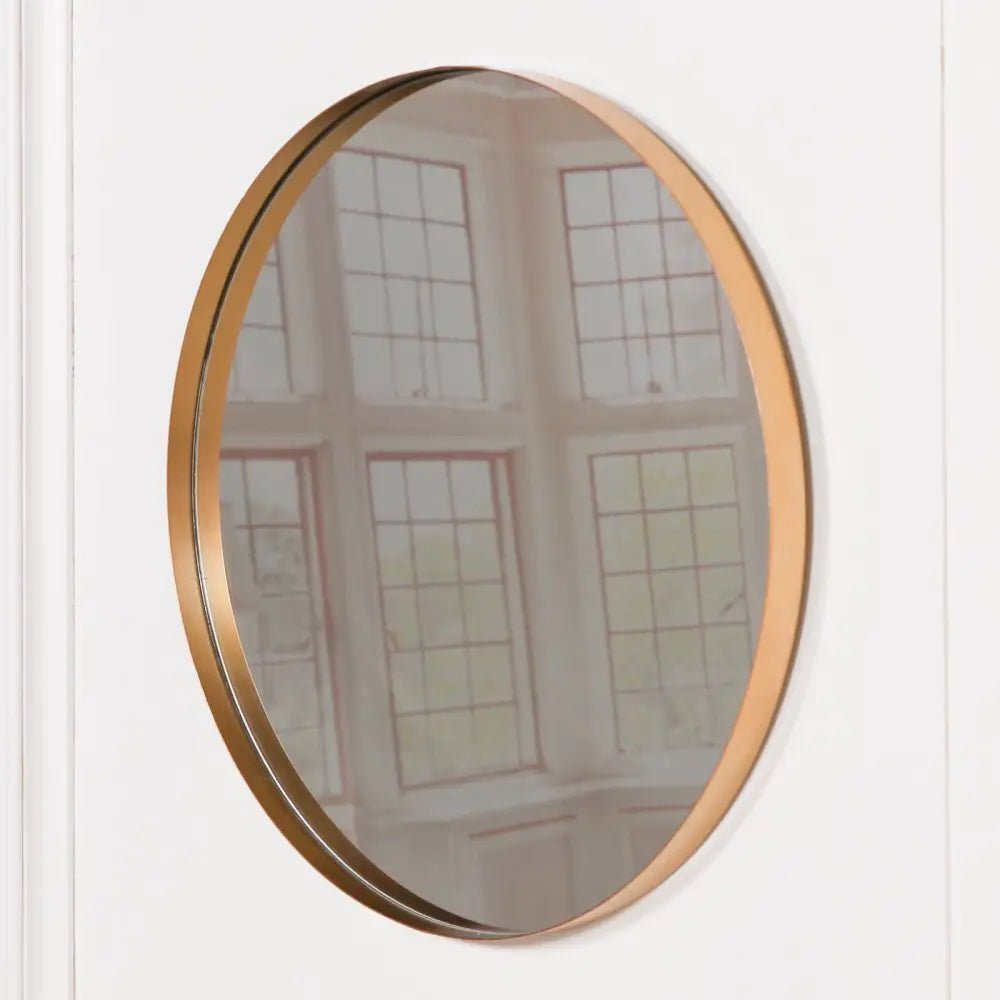 Gold Round Wall MirrorMirrorChic & Co Home LTD