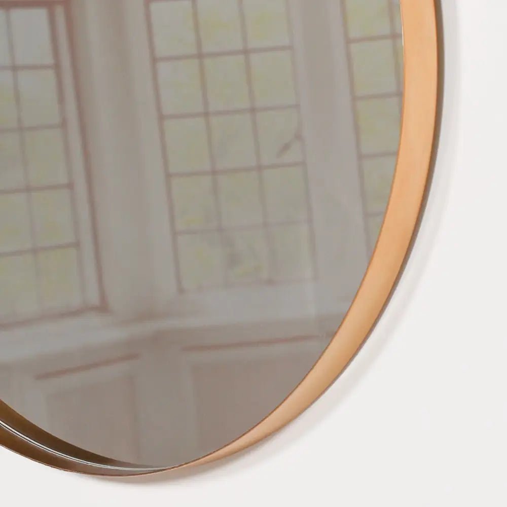 Gold Round Wall MirrorMirrorChic & Co Home LTD
