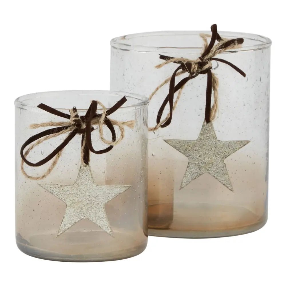 Large Candle Holder Votive With StarCandle HolderChic & Co Home LTD