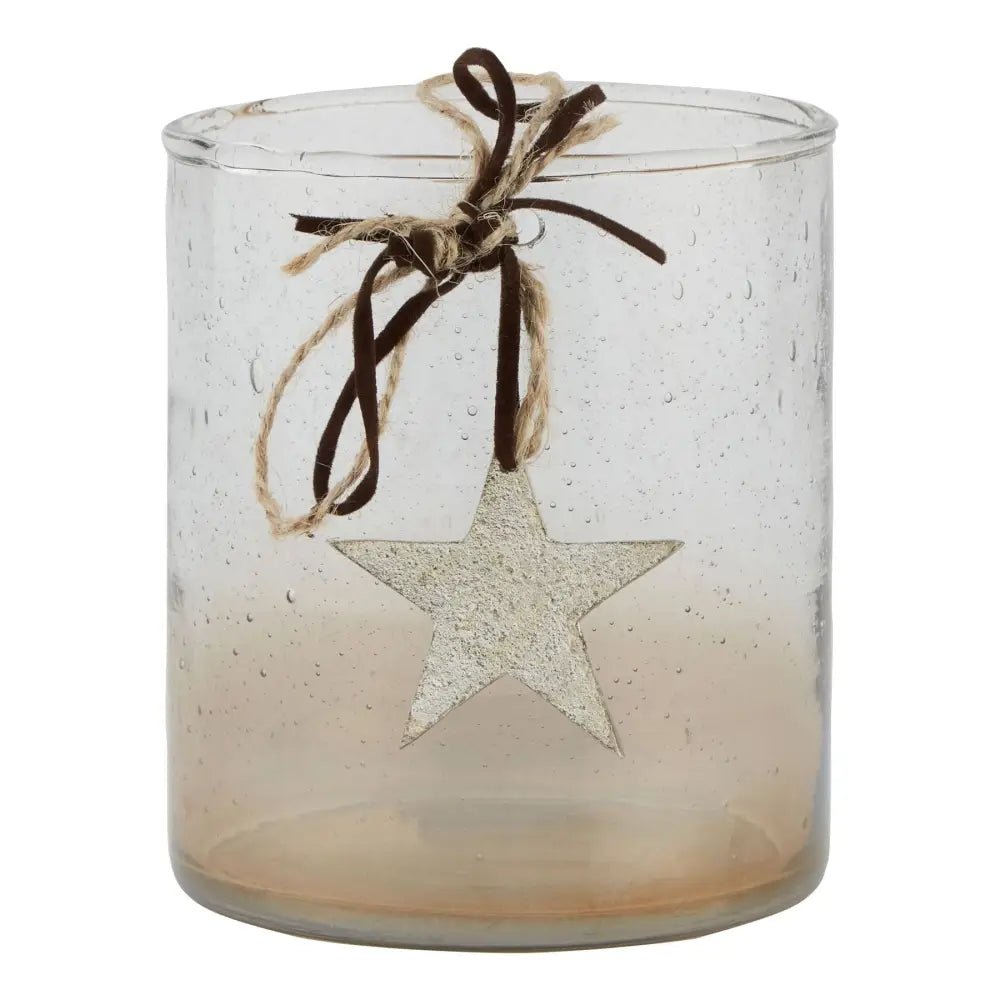 Large Candle Holder Votive With StarCandle HolderChic & Co Home LTD