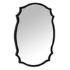 Matt Black Ornate Curved Oval MirrorMirrorsChic & Co Home LTD