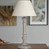 Pella Table Lamp - An elegant wood piece measuring 38cm (H) x 20cm (W), ideal for enhancing your home décor.