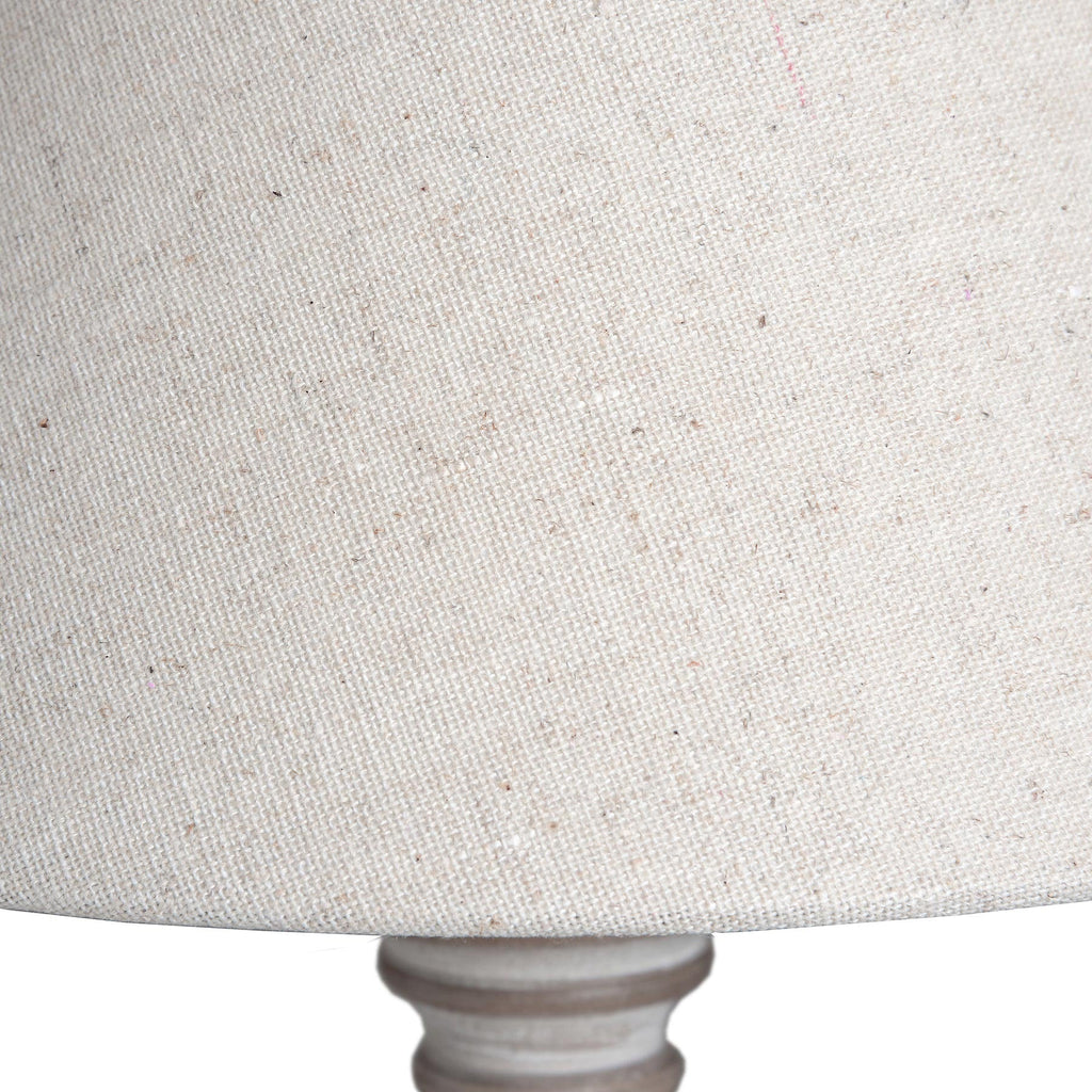 Pella Table Lamp - An elegant wood piece measuring 38cm (H) x 20cm (W), ideal for enhancing your home décor.